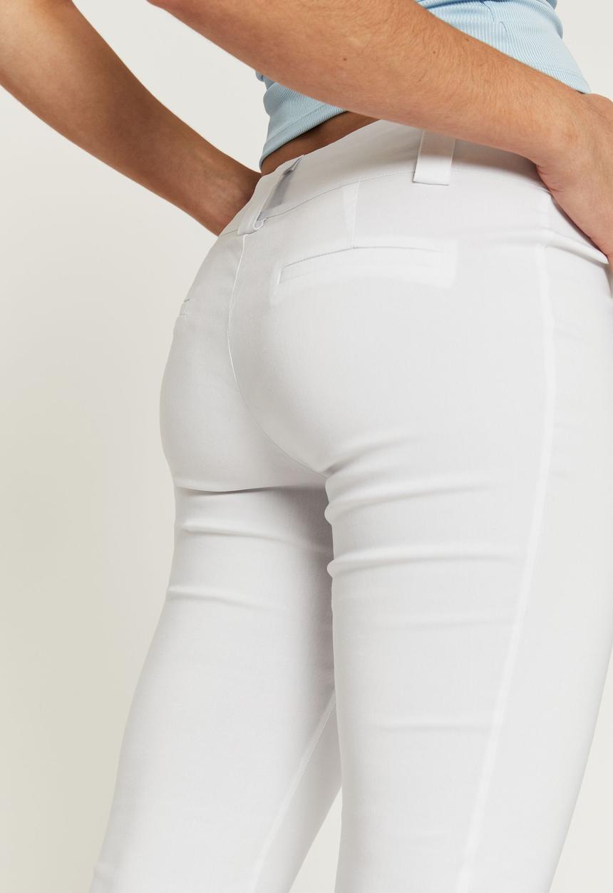 Supré  - Jacinta low rise straight pant - white