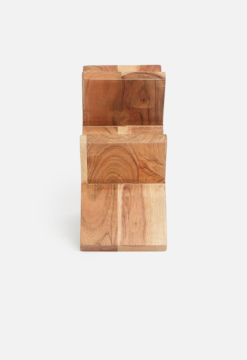 Sixth Floor - Acacia wooden wine rack