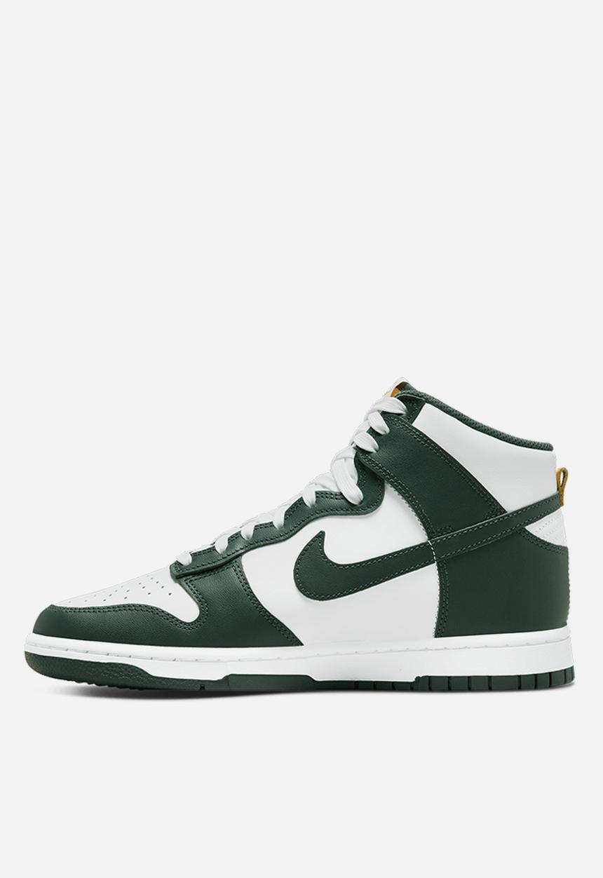 Nike - Nike dunk hi retro - noble green/noble green-white