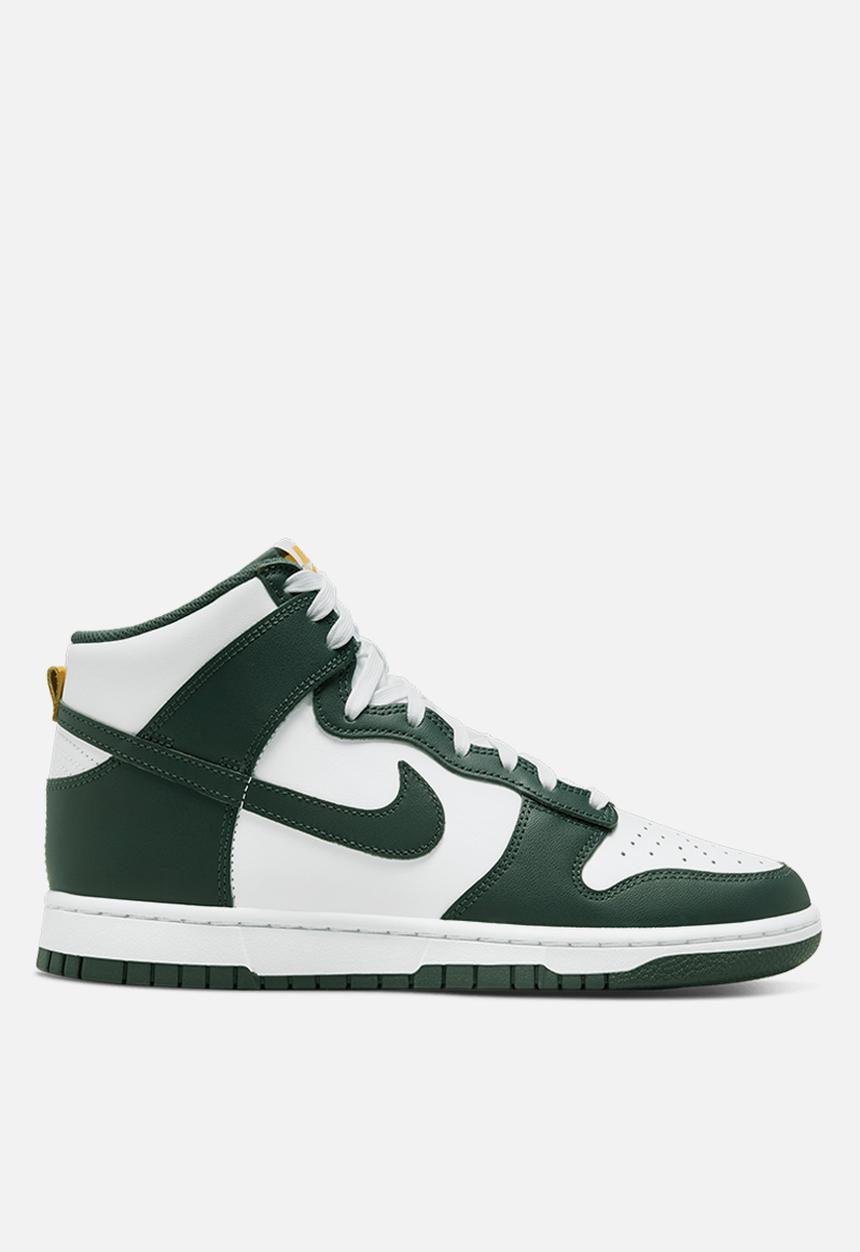 Nike - Nike dunk hi retro - noble green/noble green-white