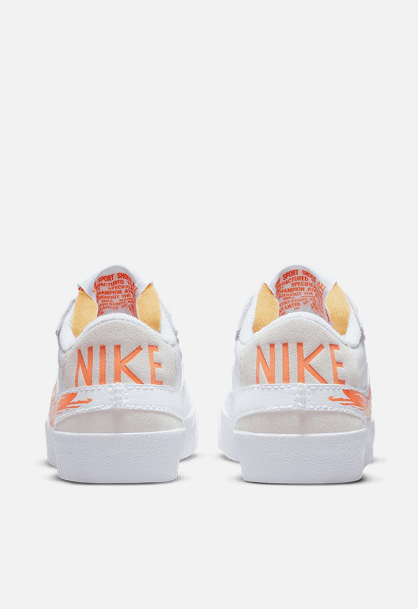 Nike - Nike blazer low '77 jumbo - white/orange trance-sail