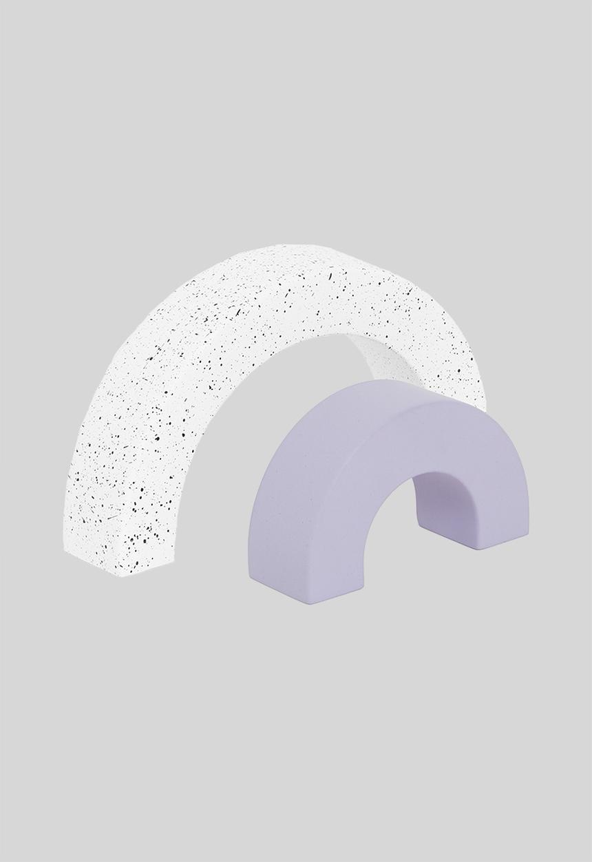 Sixth Floor - Over the rainbow object - white & lilac