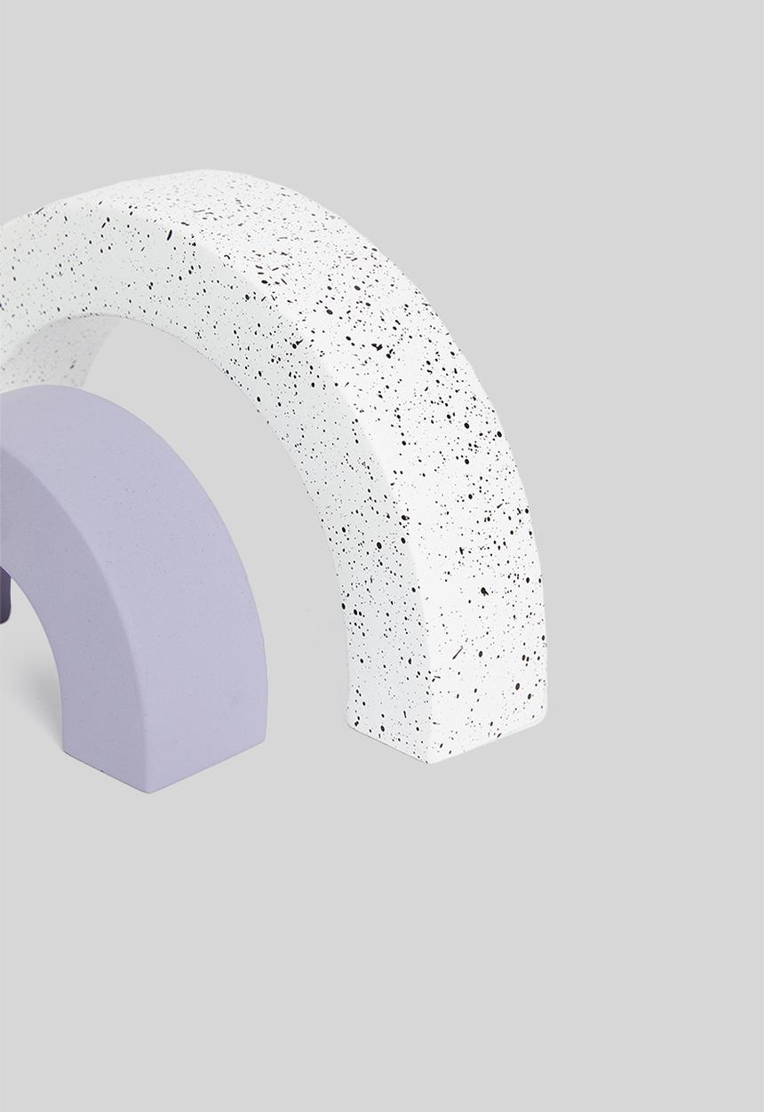 Sixth Floor - Over the rainbow object - white & lilac