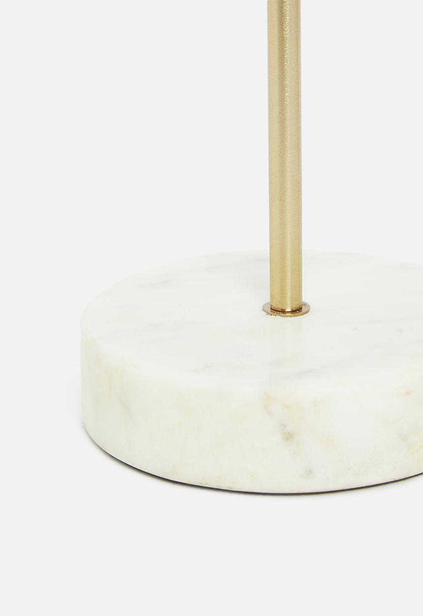 Sixth Floor - Sparks decorative marble sculpture - gold