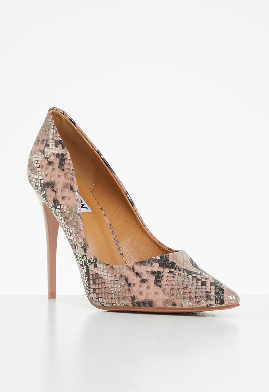 Madison® - Bexley stiletto court heel - choc/brown snake
