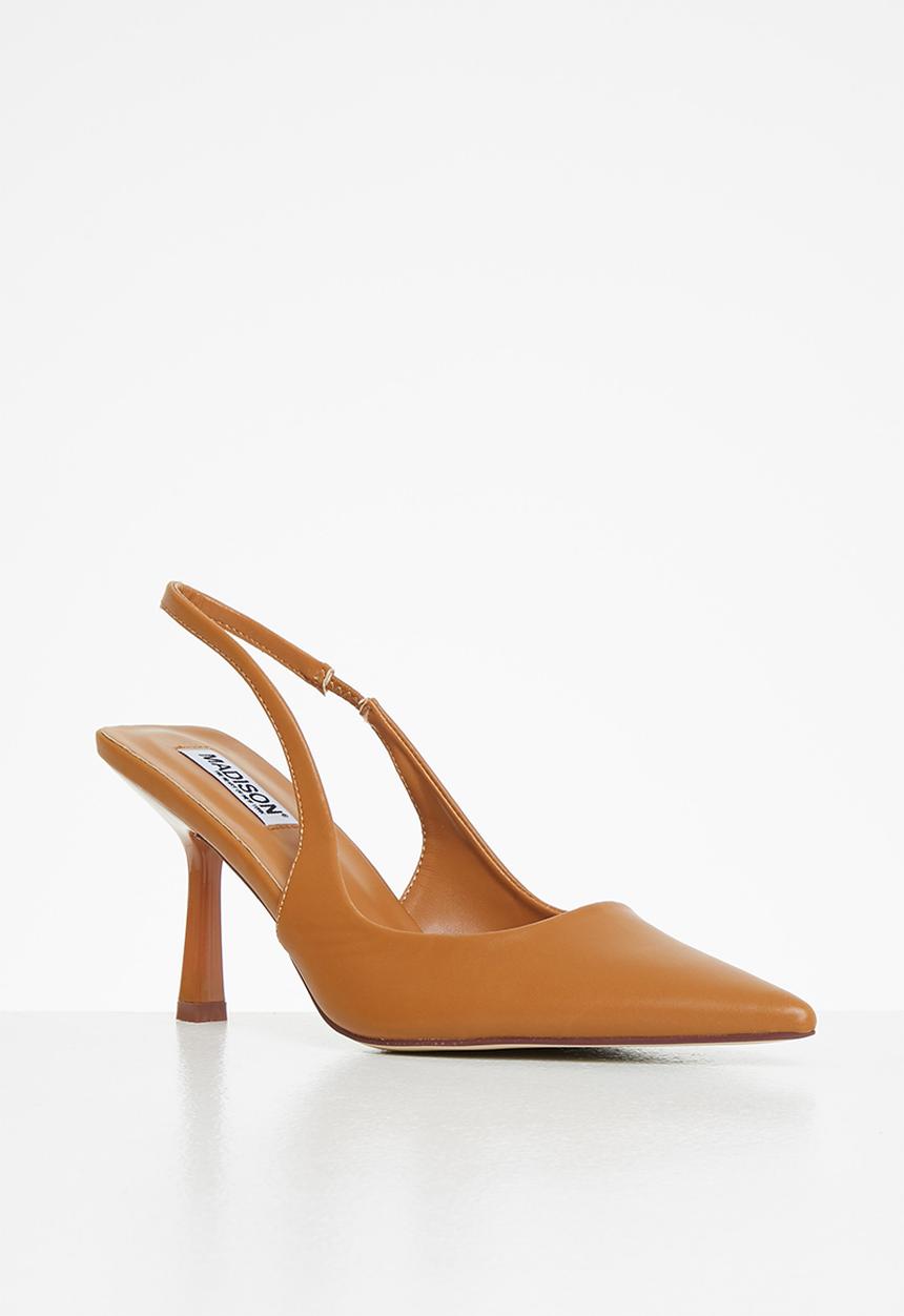 Madison® - Bonnie slingback stiletto heel - tan