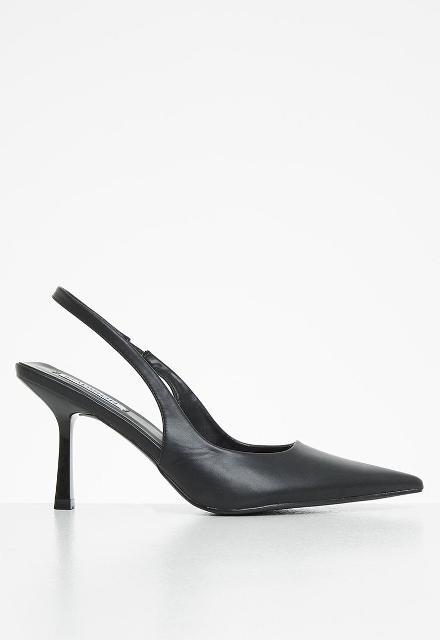 Madison® - Bonnie slingback stiletto heel - black