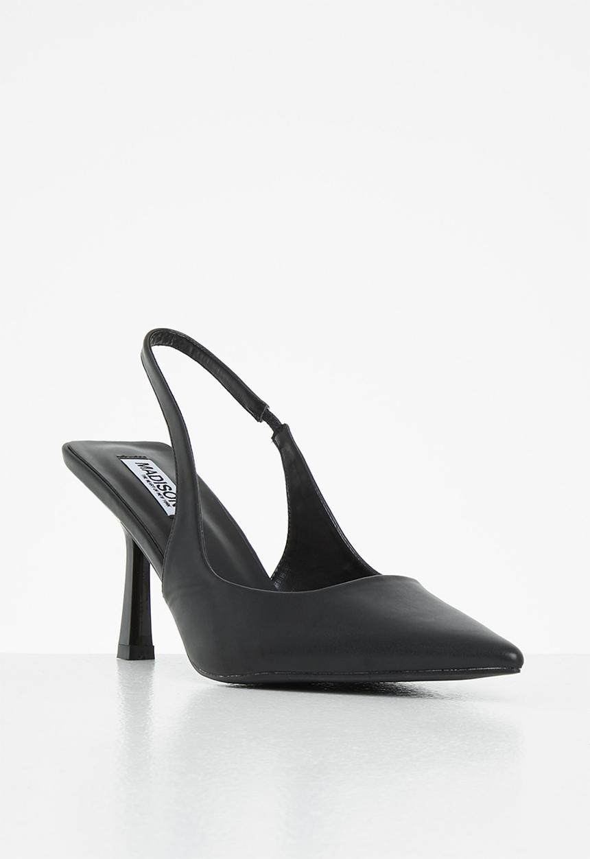 Madison® - Bonnie slingback stiletto heel - black
