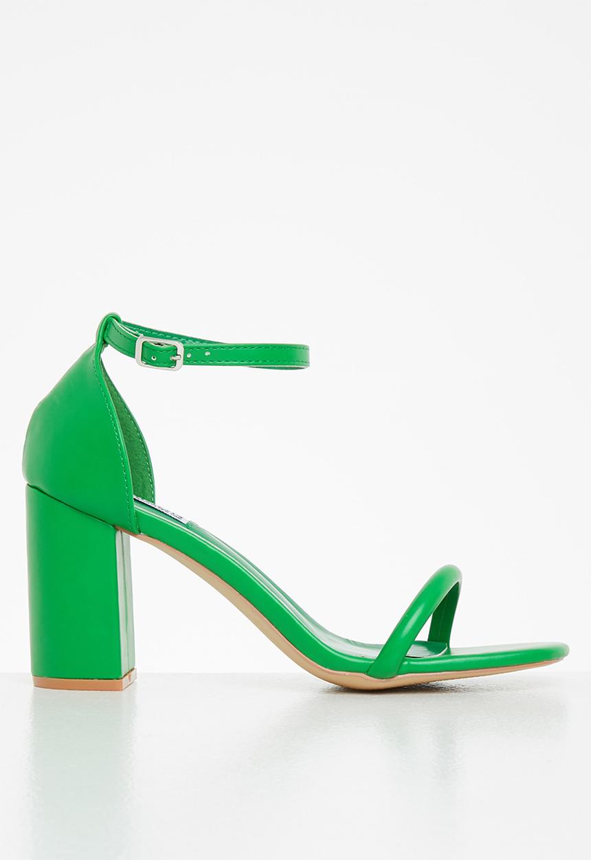 Madison® - Adriana ankle tie block heel - green