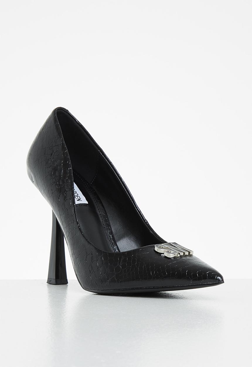 Steve Madden - Prisco court heel - black snake