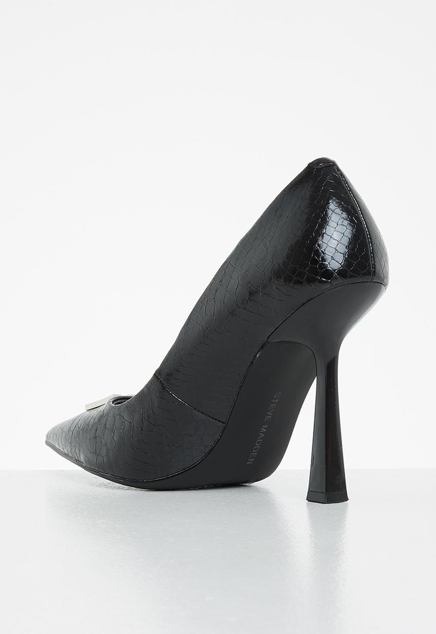 Steve Madden - Prisco court heel - black snake