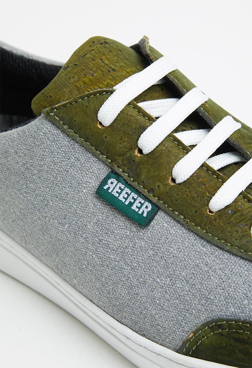 reefer - Hemp skater-boy sneaker - navy/khaki
