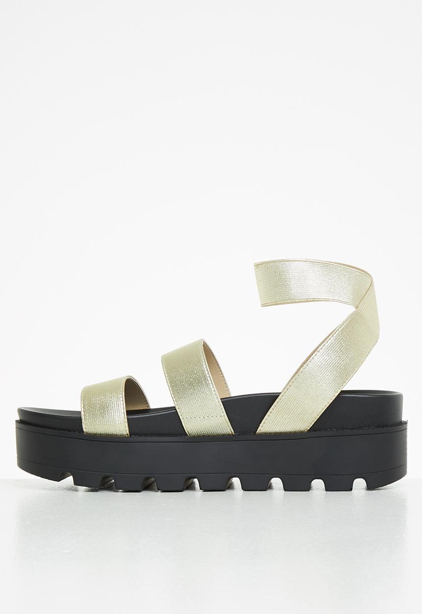 Steve Madden - Bedrock chunky sandal - platinum