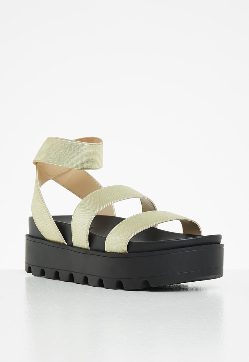 Steve Madden - Bedrock chunky sandal - platinum