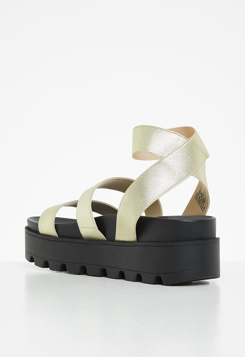 Steve Madden - Bedrock chunky sandal - platinum