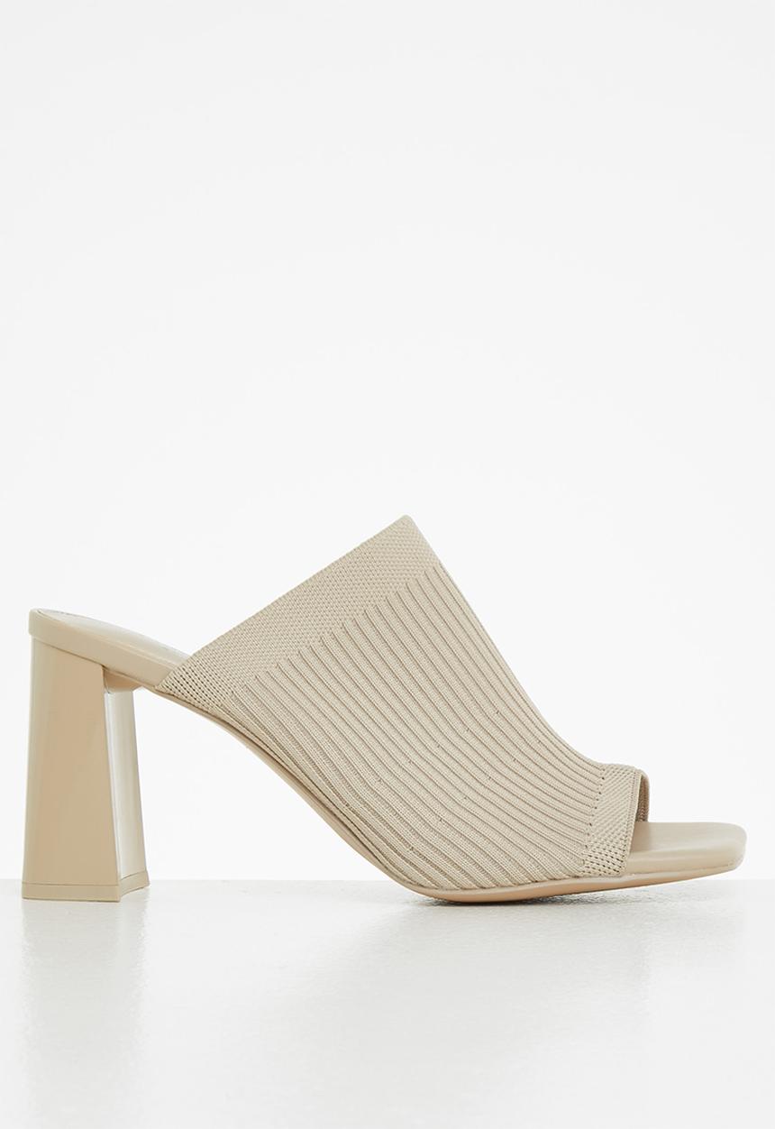 Madden Girl - Wendi mule heel - sand knit