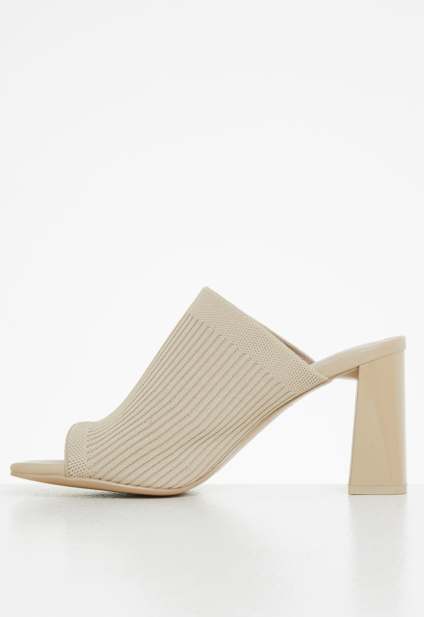 Madden Girl - Wendi mule heel - sand knit