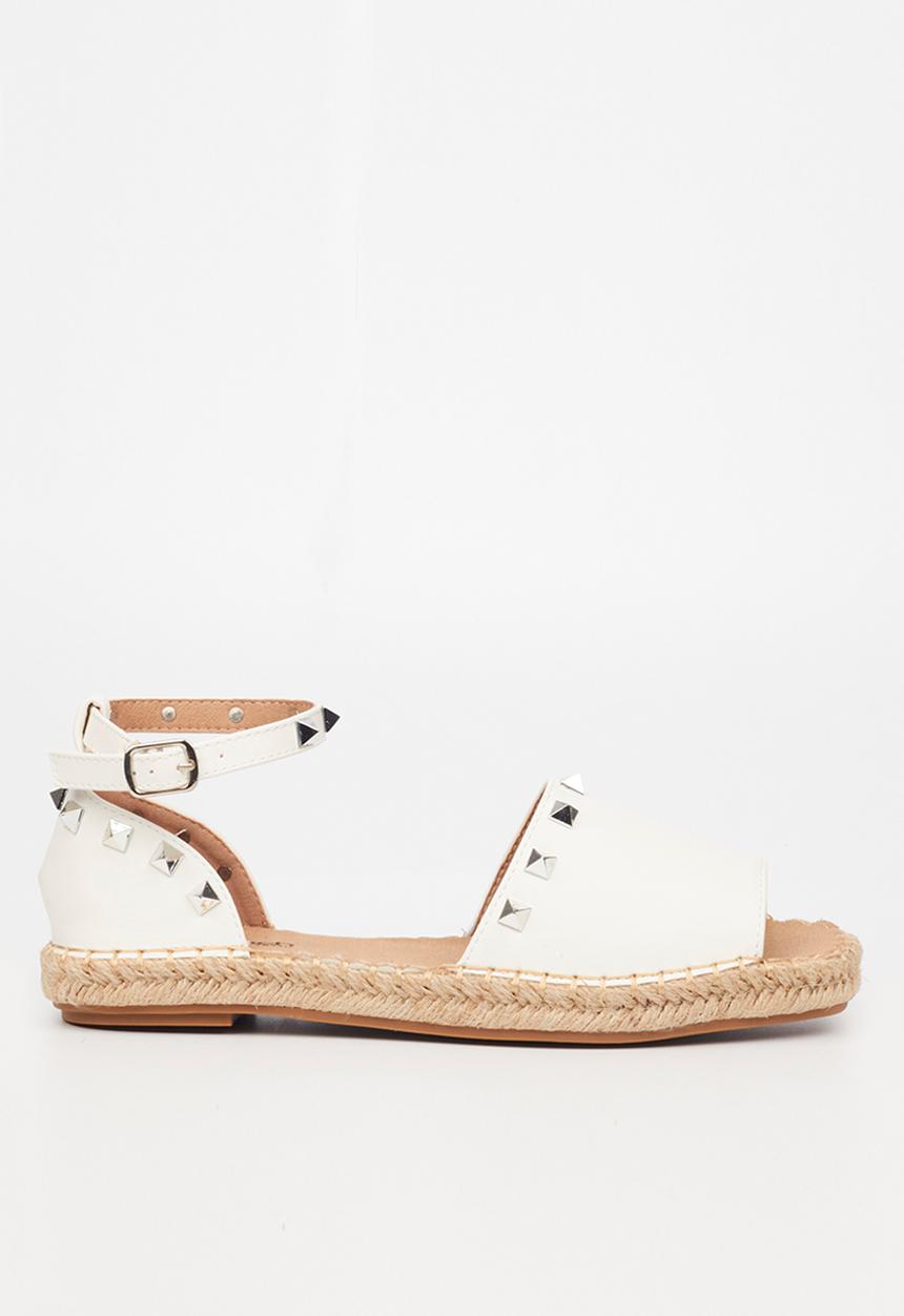 Viabeach - Clay 1 ankle tie espadrille sandal - white