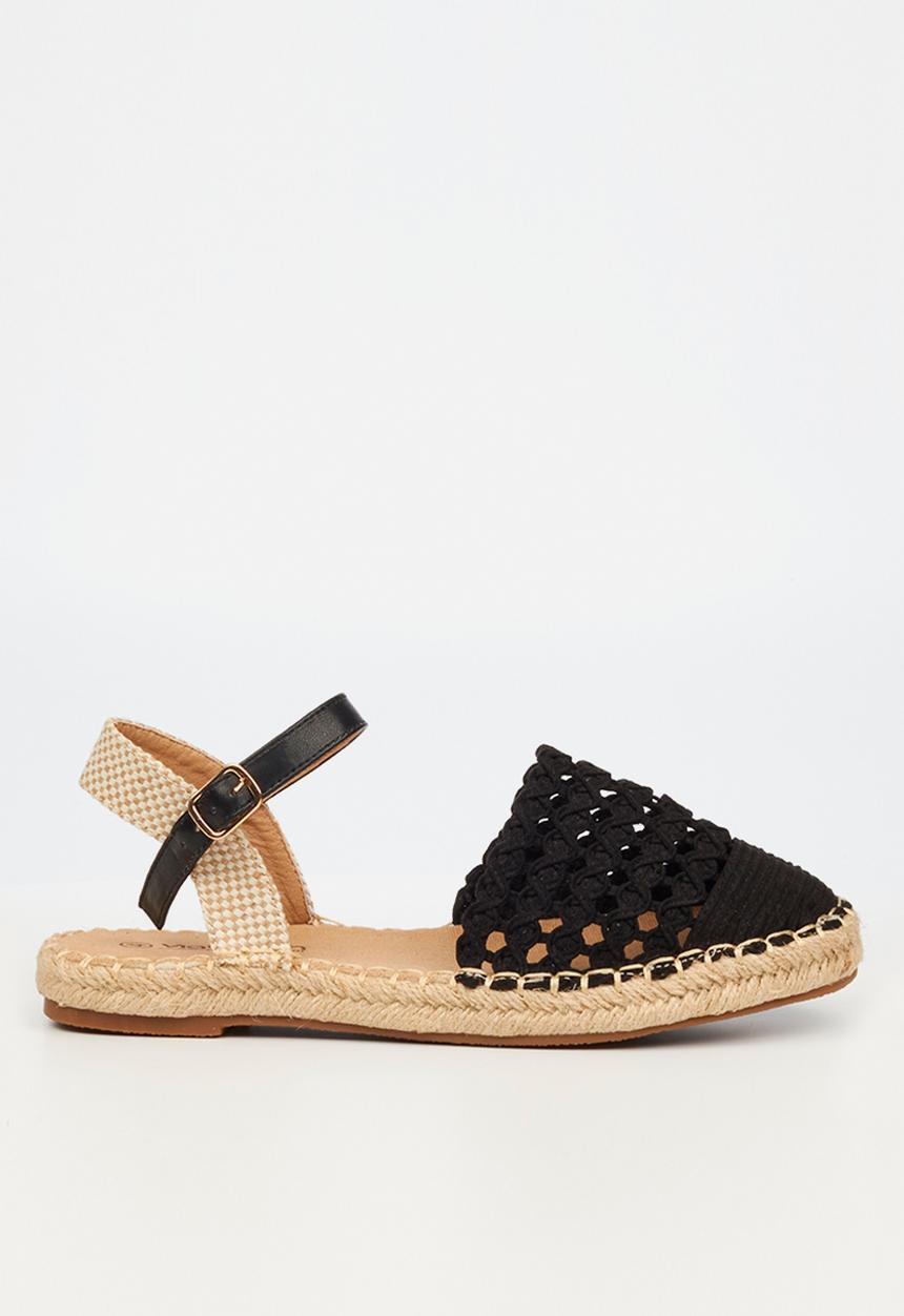 Viabeach - Espa 28 ankle tie espadrille - black