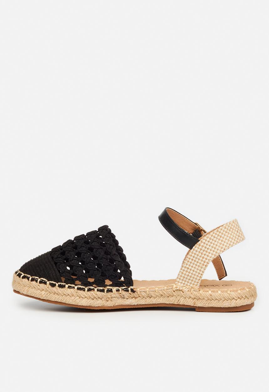 Viabeach - Espa 28 ankle tie espadrille - black