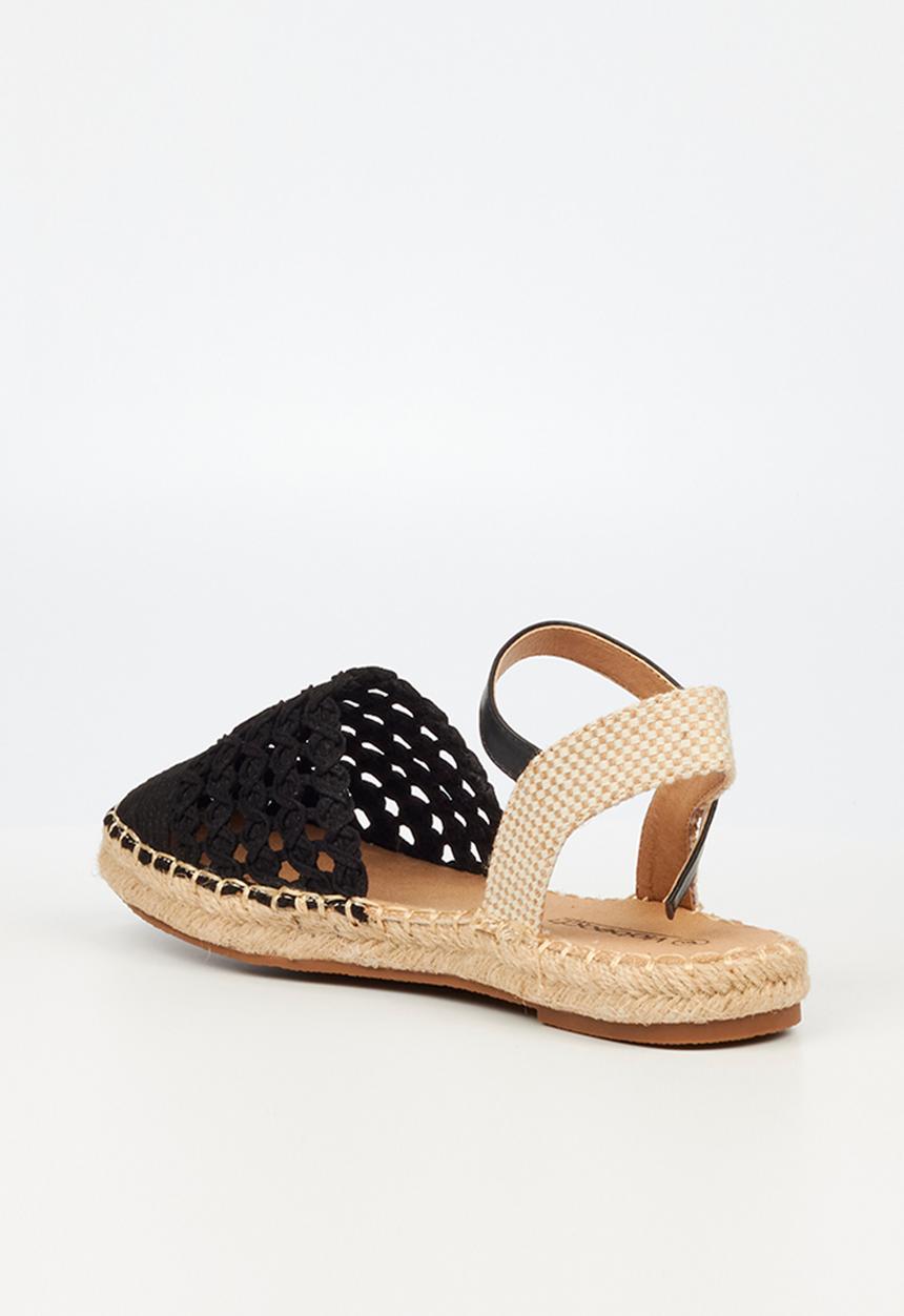 Viabeach - Espa 28 ankle tie espadrille - black