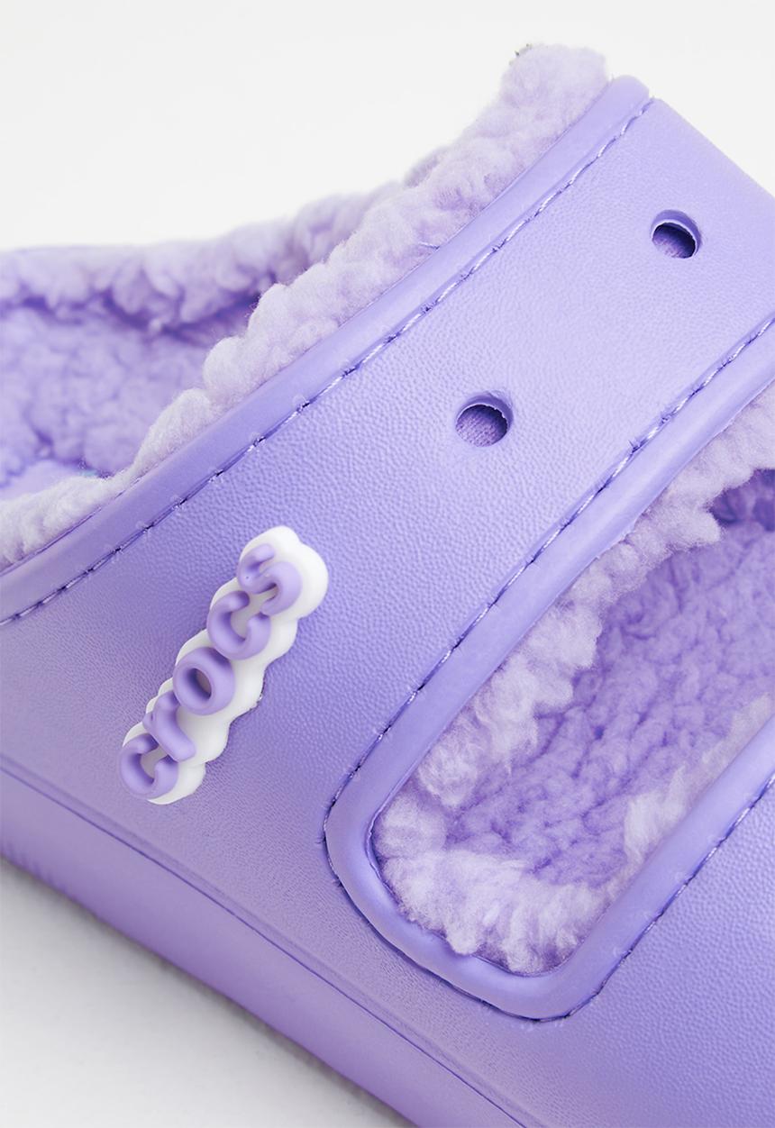 Crocs - Classic cozzzy sandal - digital violet