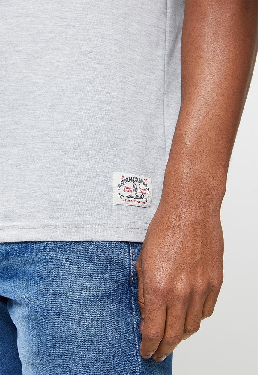 Holmes Bro's - Holmes motors short sleeve tee - dirty grey melange
