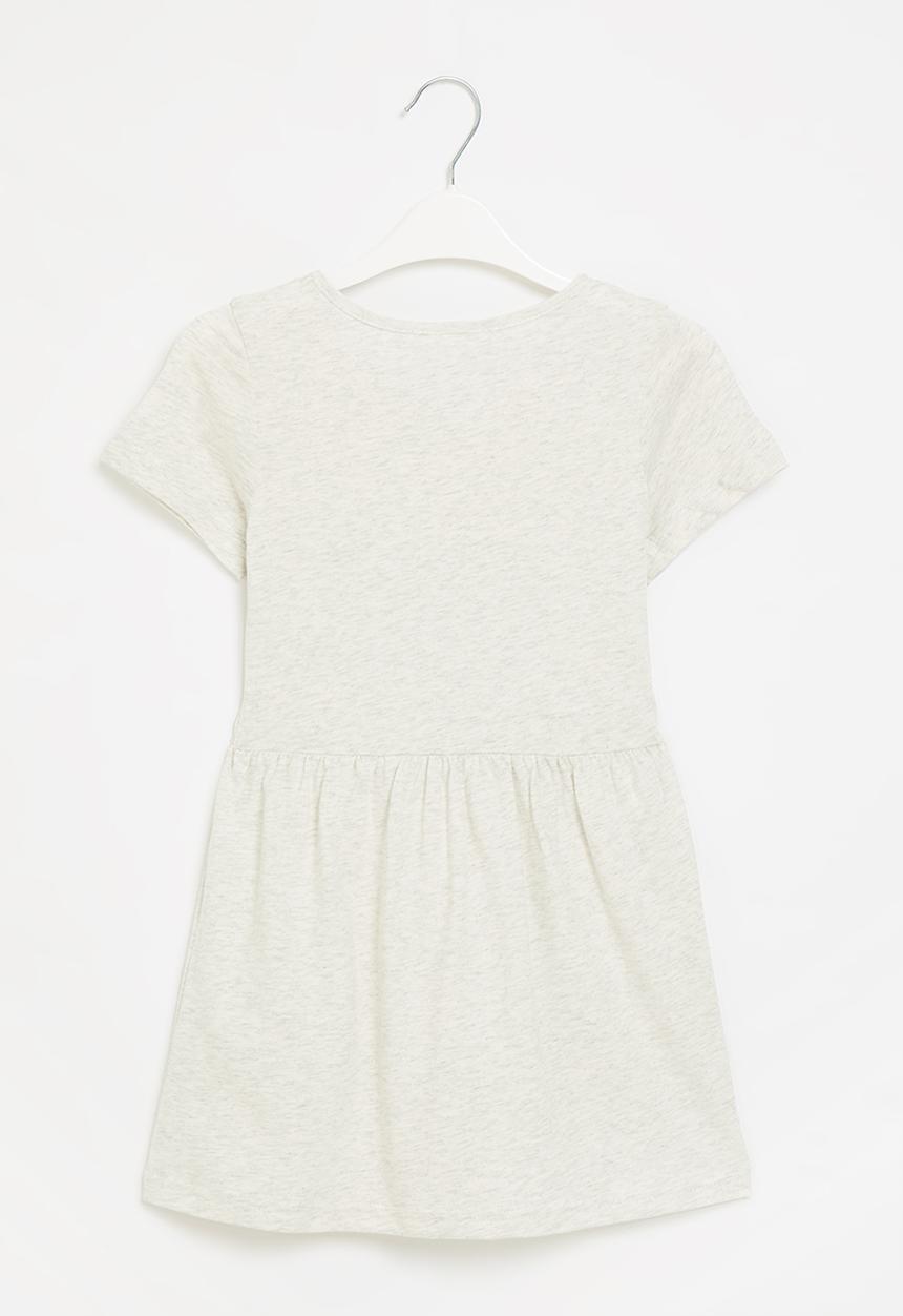 Pop Candy - Girls butterfly dress - grey