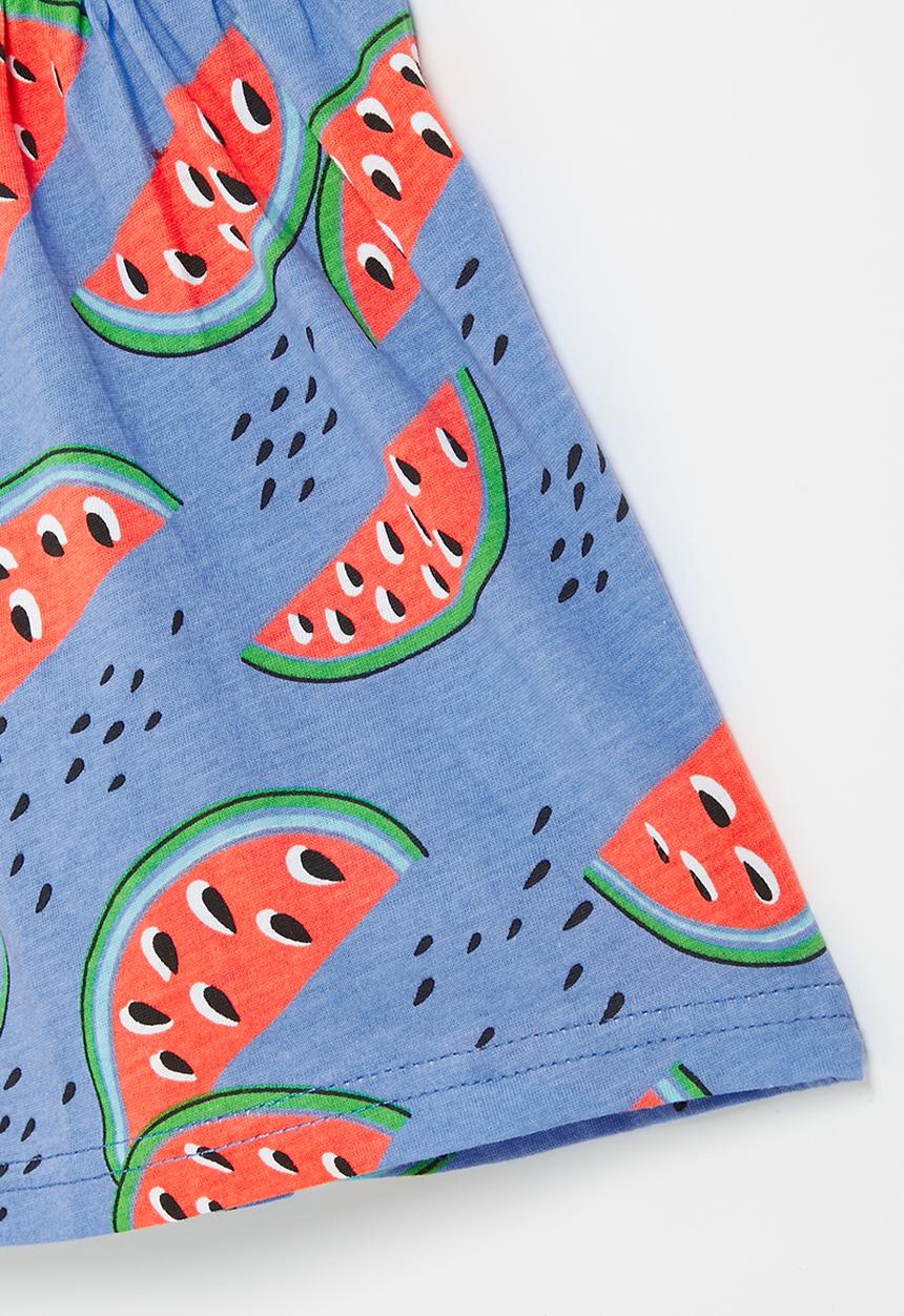 Pop Candy - Girls watermelon dress - blue