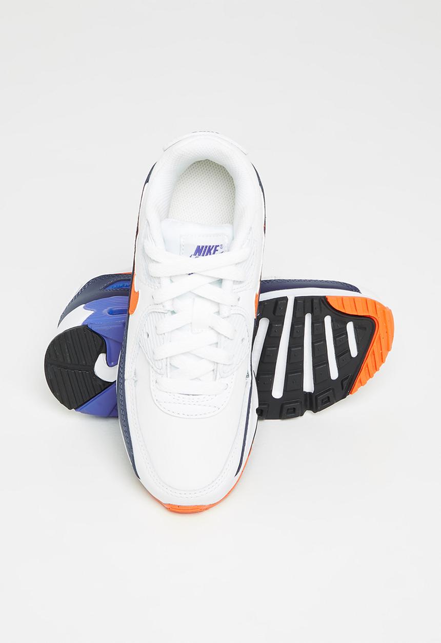 Nike - Nike air max 90 - summit white/safety orange-midnight navy