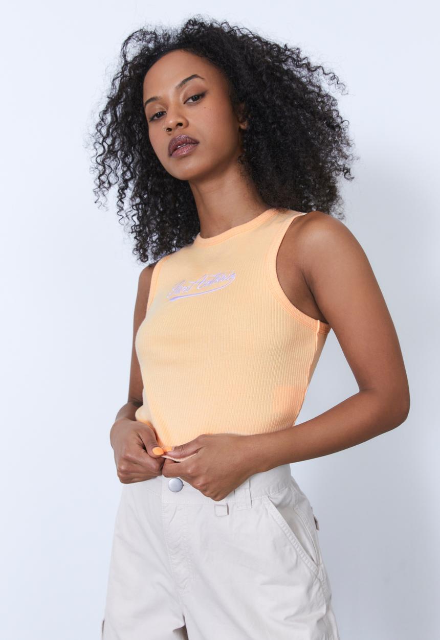 Factorie - Graphic tank - cream puff/san antonio