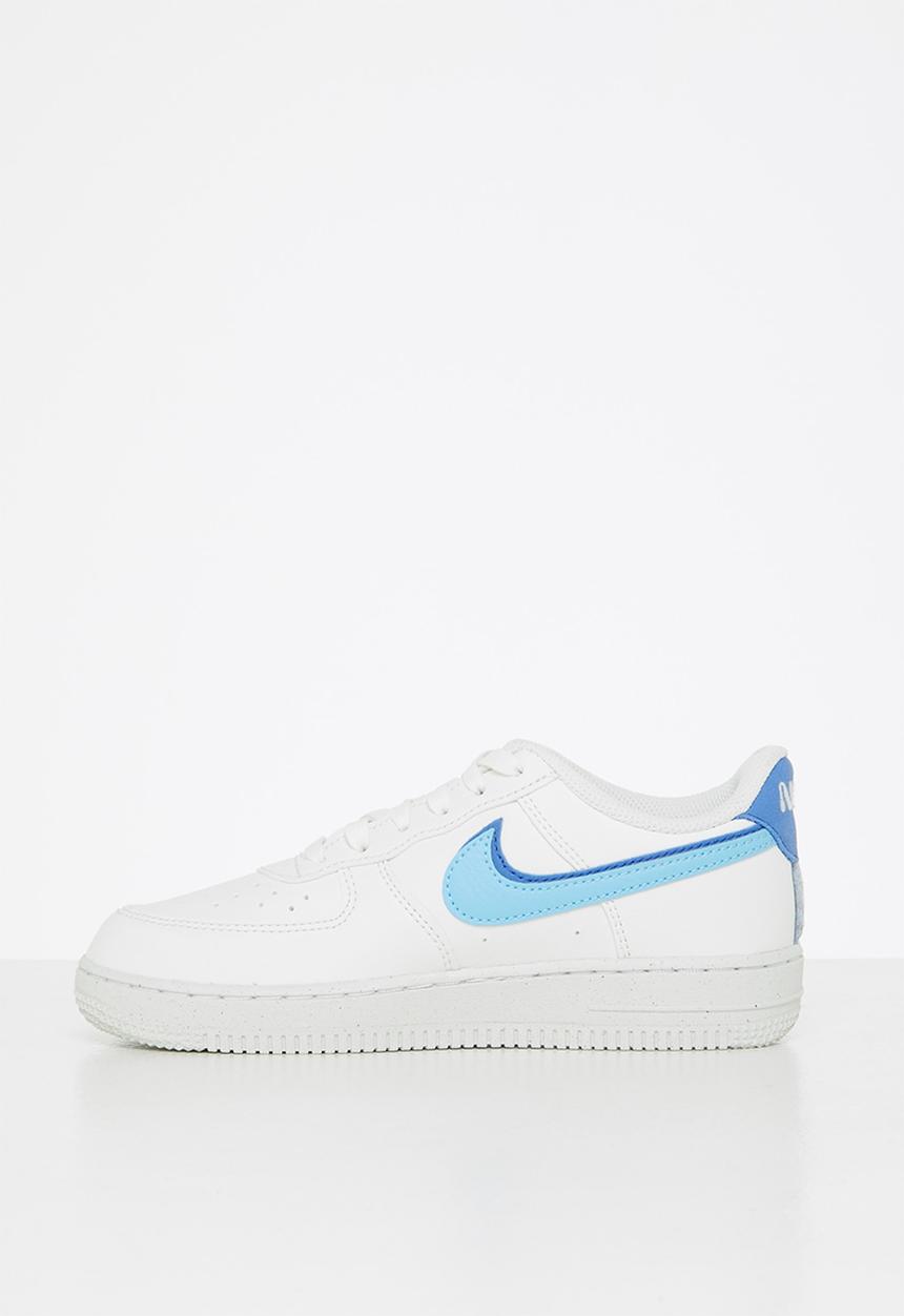 Nike - Force 1 lv8  2 (ps) - sail/blue chill-medium blue-black