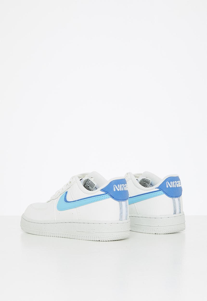 Nike - Force 1 lv8  2 (ps) - sail/blue chill-medium blue-black