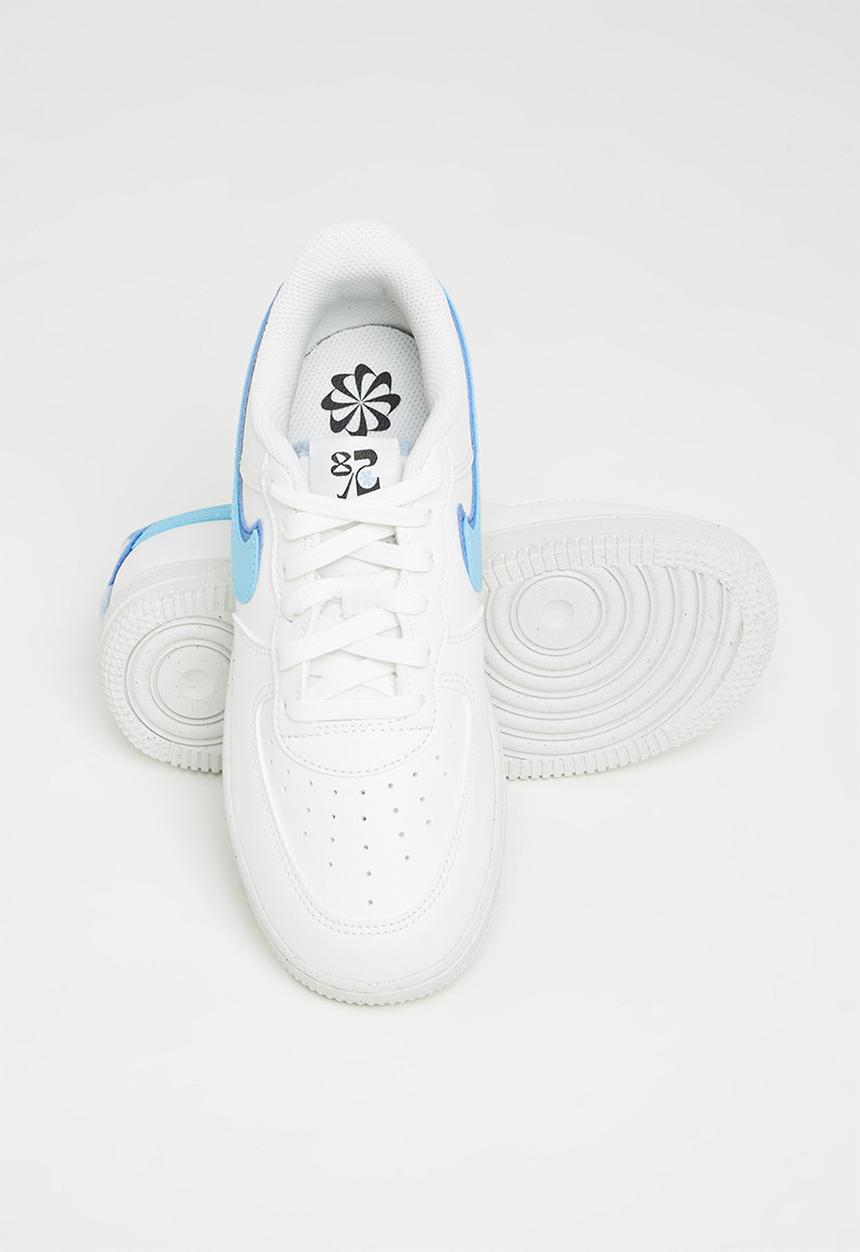 Nike - Force 1 lv8  2 (ps) - sail/blue chill-medium blue-black