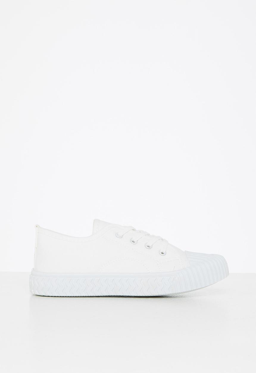 Rebel Republic - Girls canvas shoe - white