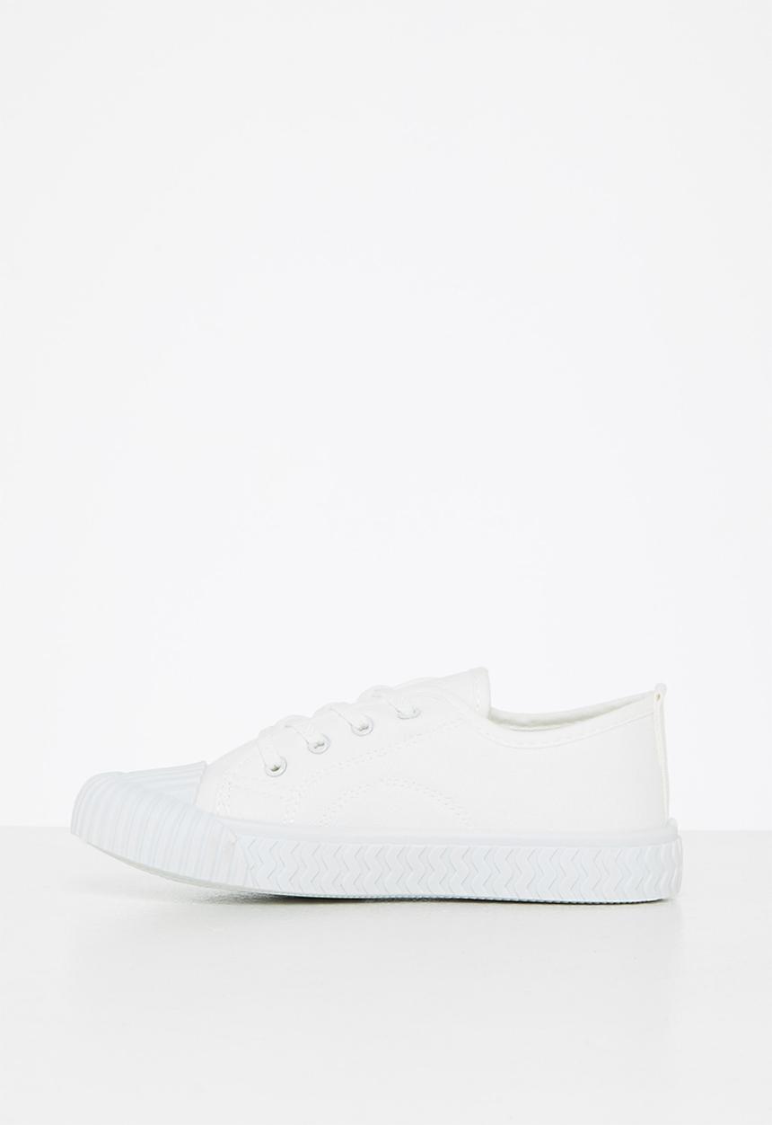 Rebel Republic - Girls canvas shoe - white