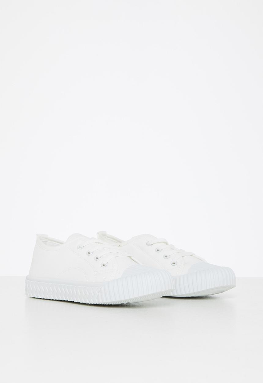 Rebel Republic - Girls canvas shoe - white