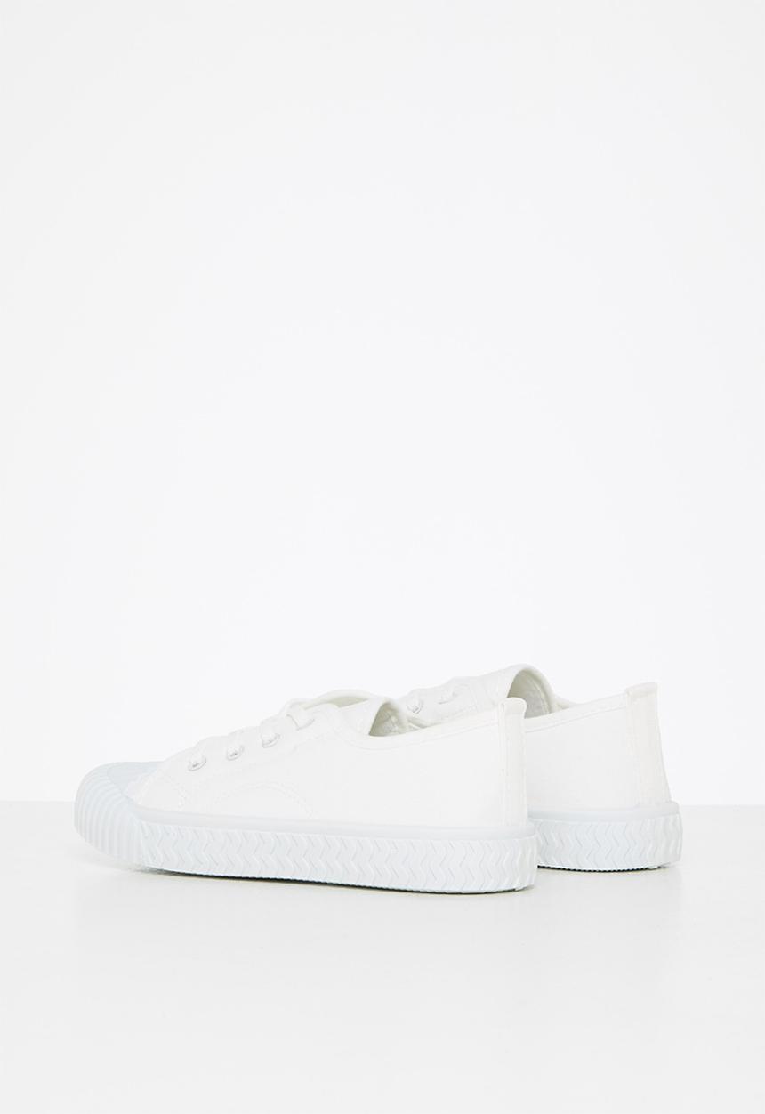 Rebel Republic - Girls canvas shoe - white