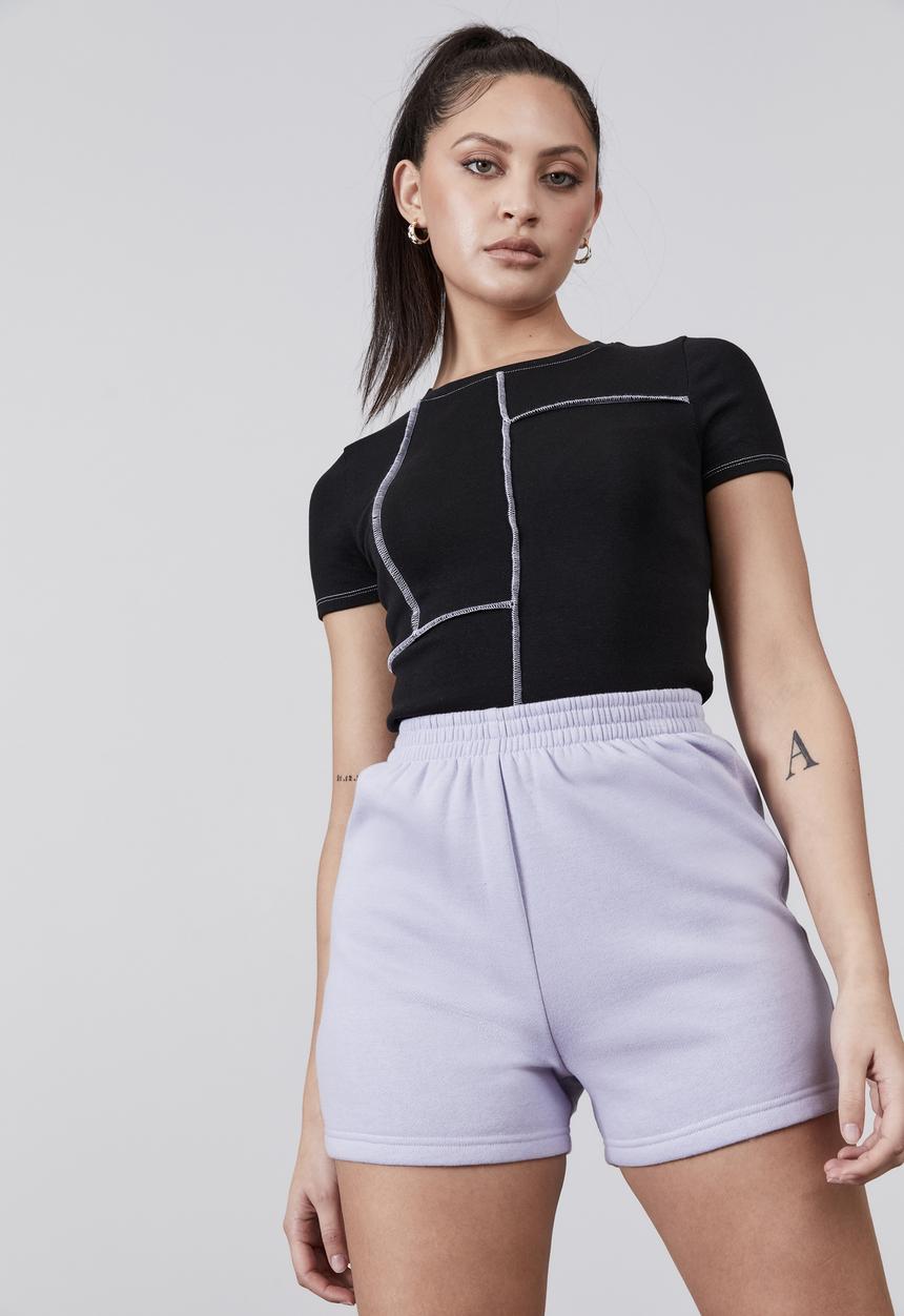 Factorie - Hype fleece short - cosmic sky
