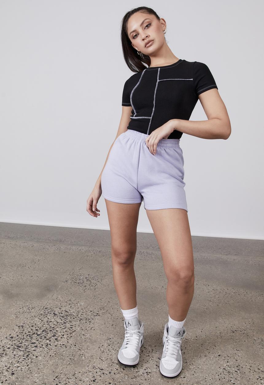 Factorie - Hype fleece short - cosmic sky