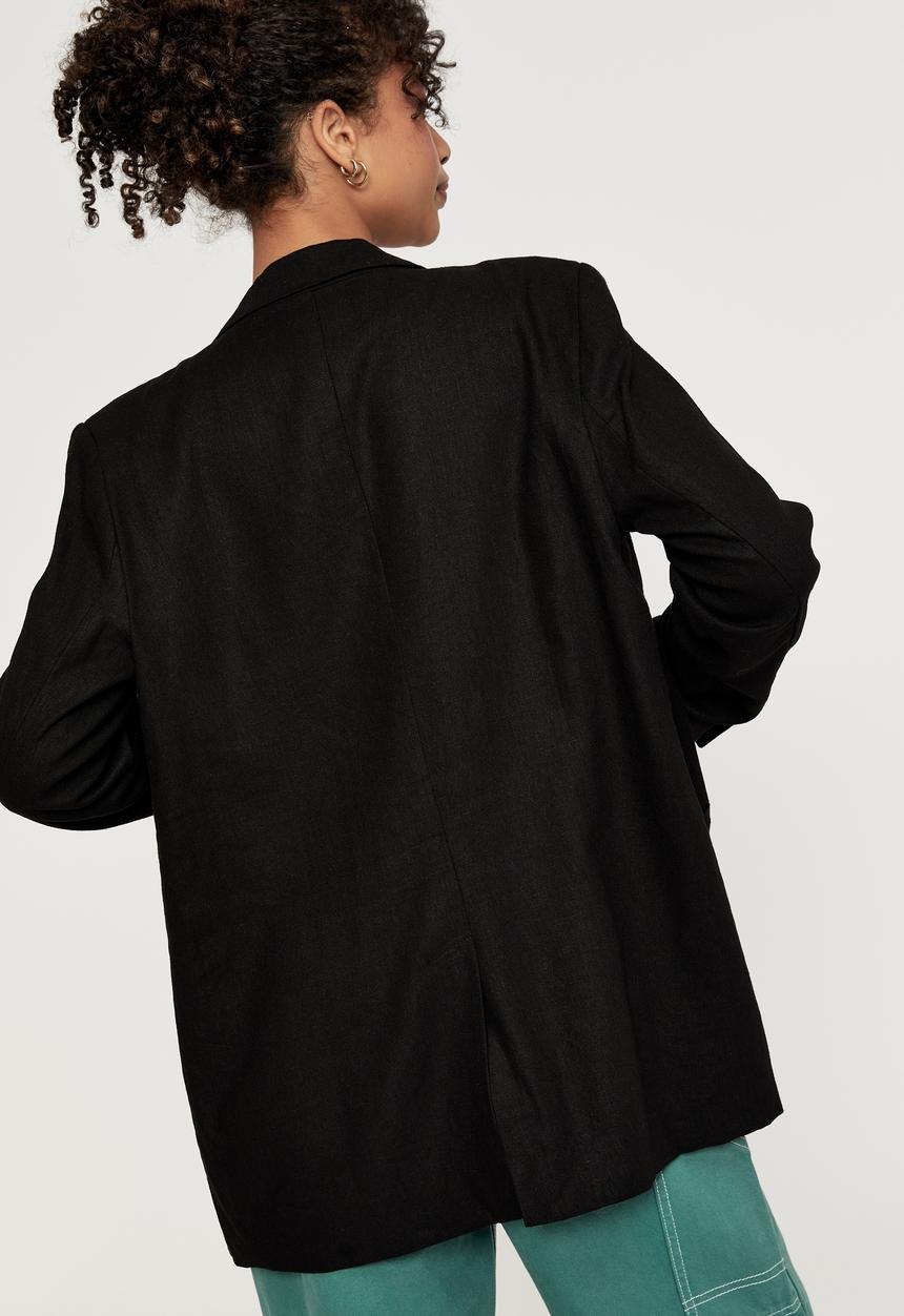 Supré  - Kelsey linen blazer - black