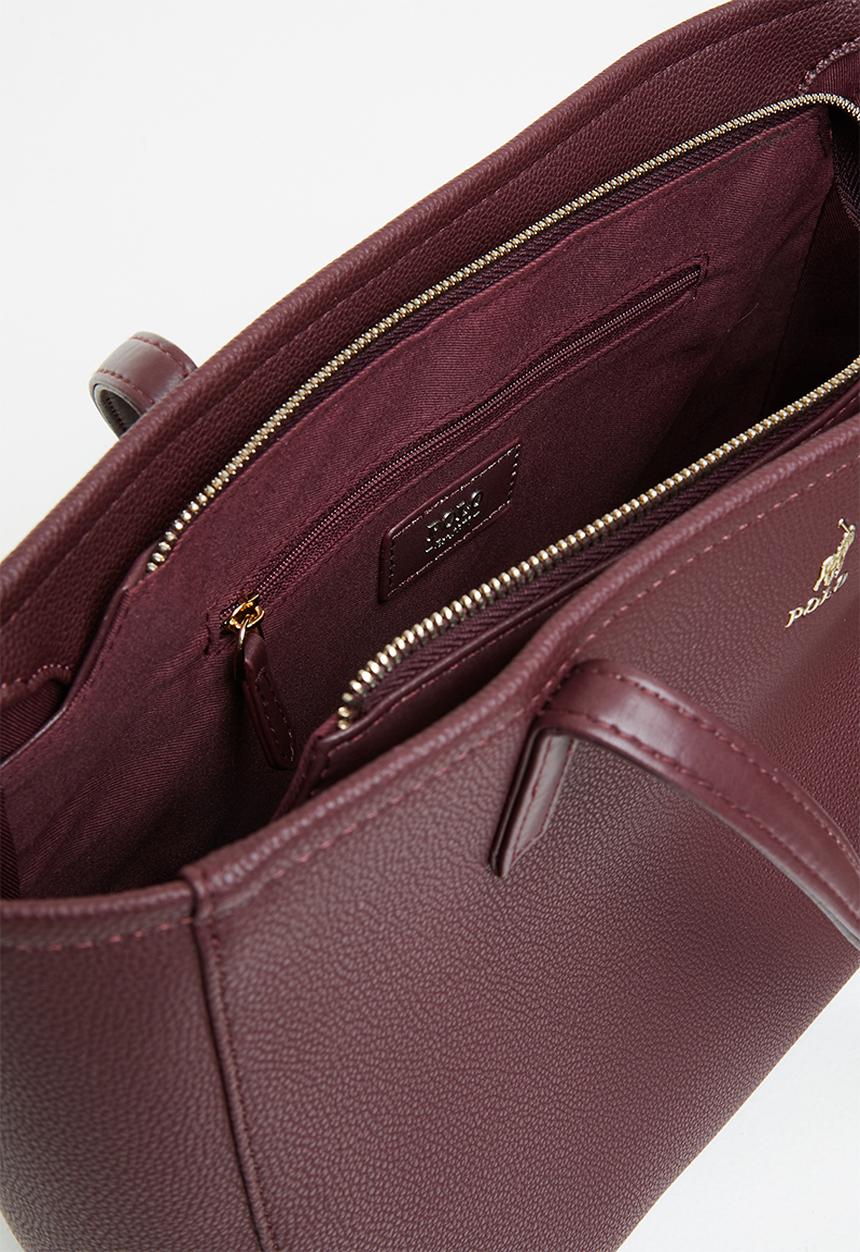 POLO - Lyon medium market tote - bloodstone