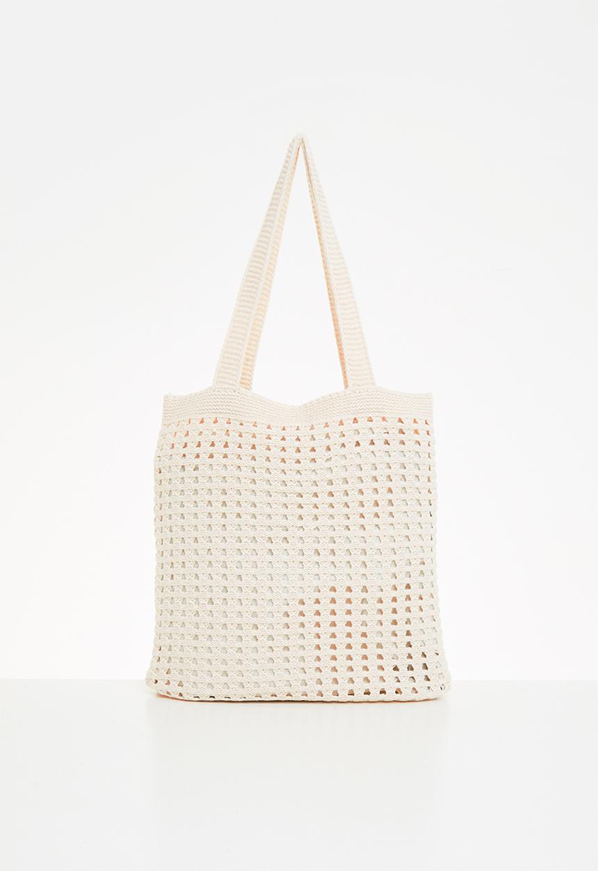 Superbalist - Crochet shopper bag - cream