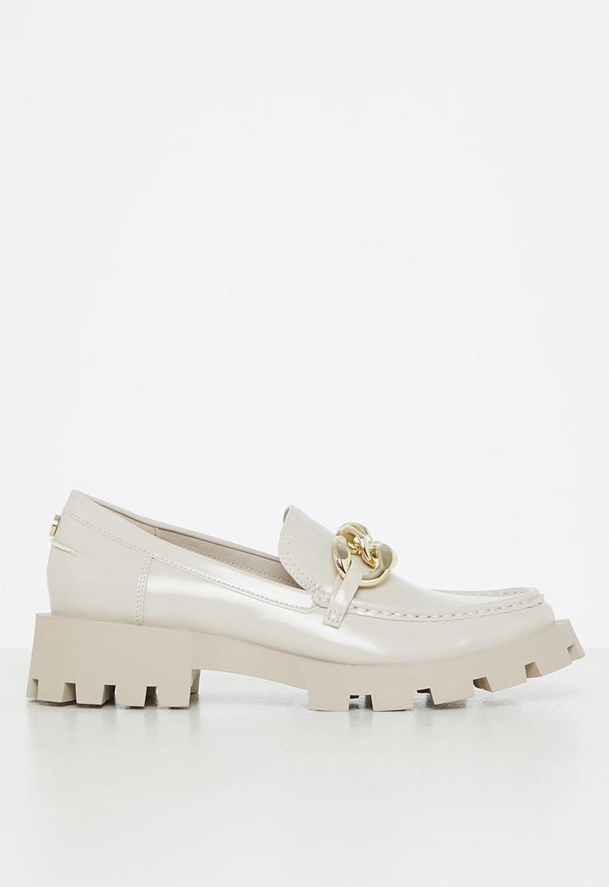 Steve Madden - Mix up lug sole loafer - bone