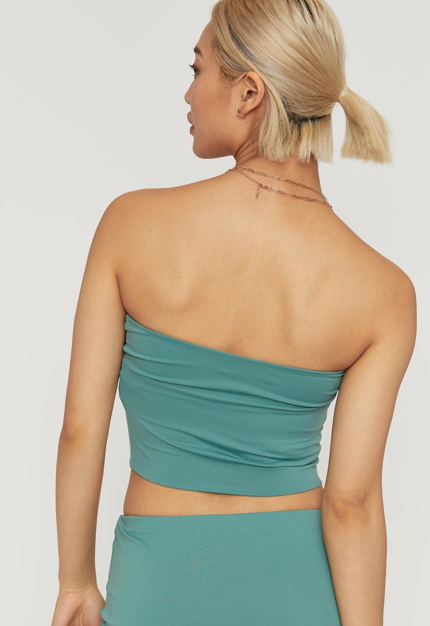 Supré  - Paris boob tube - mineral green