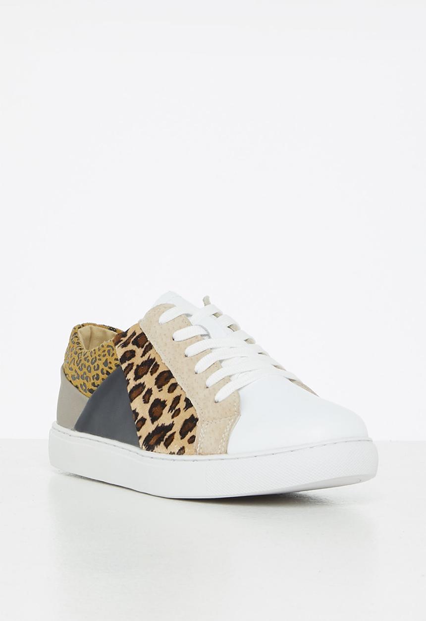 Julz - Georgia leather sneaker - multi