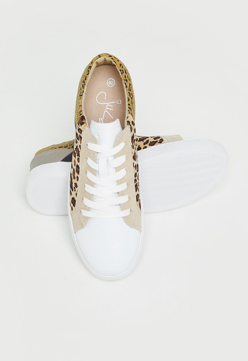 Julz - Georgia leather sneaker - multi