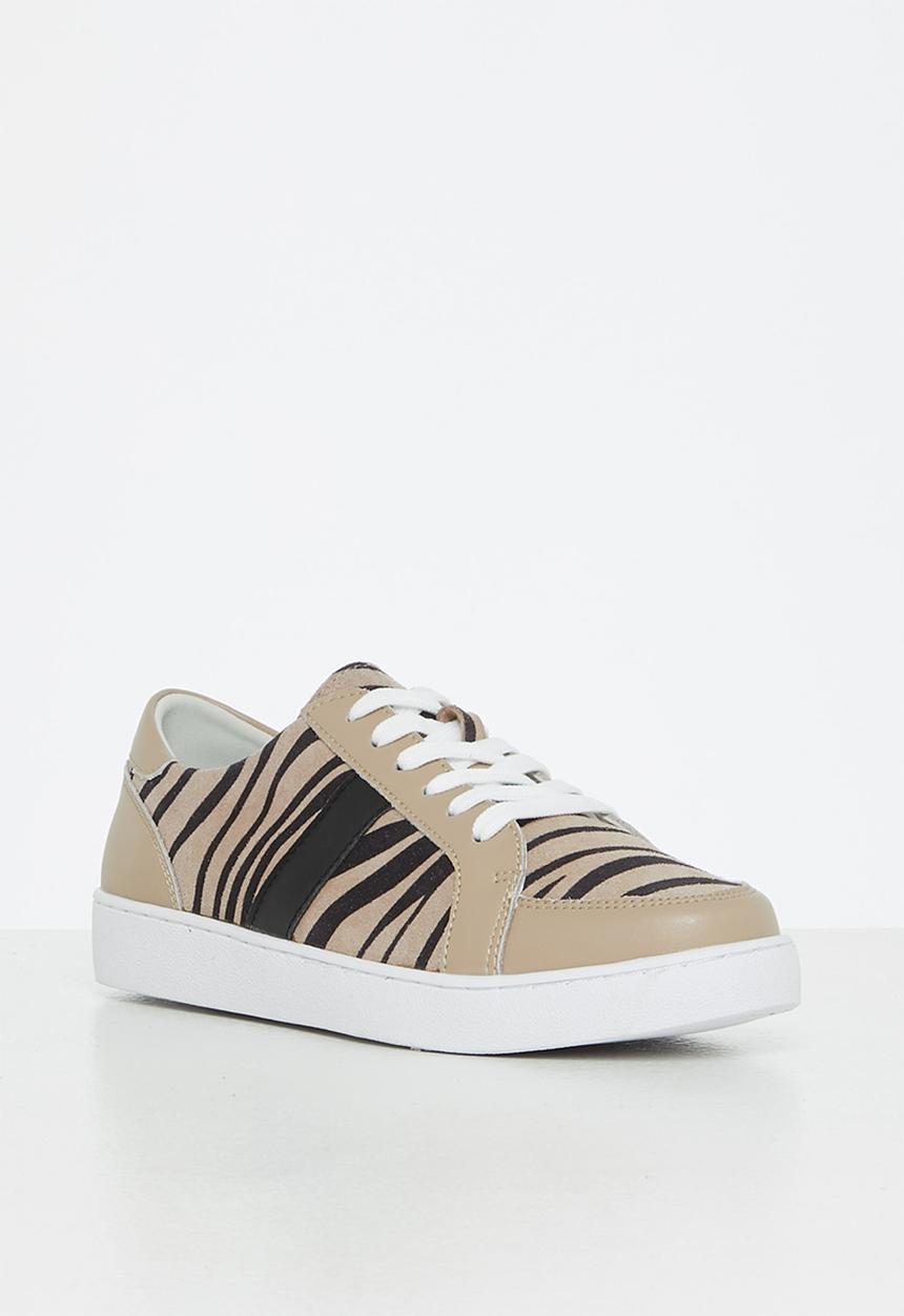 Julz - Margo leather sneaker - beige