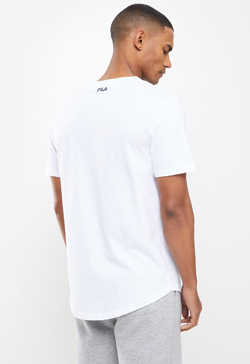 FILA - Basilio short sleeve tee - white