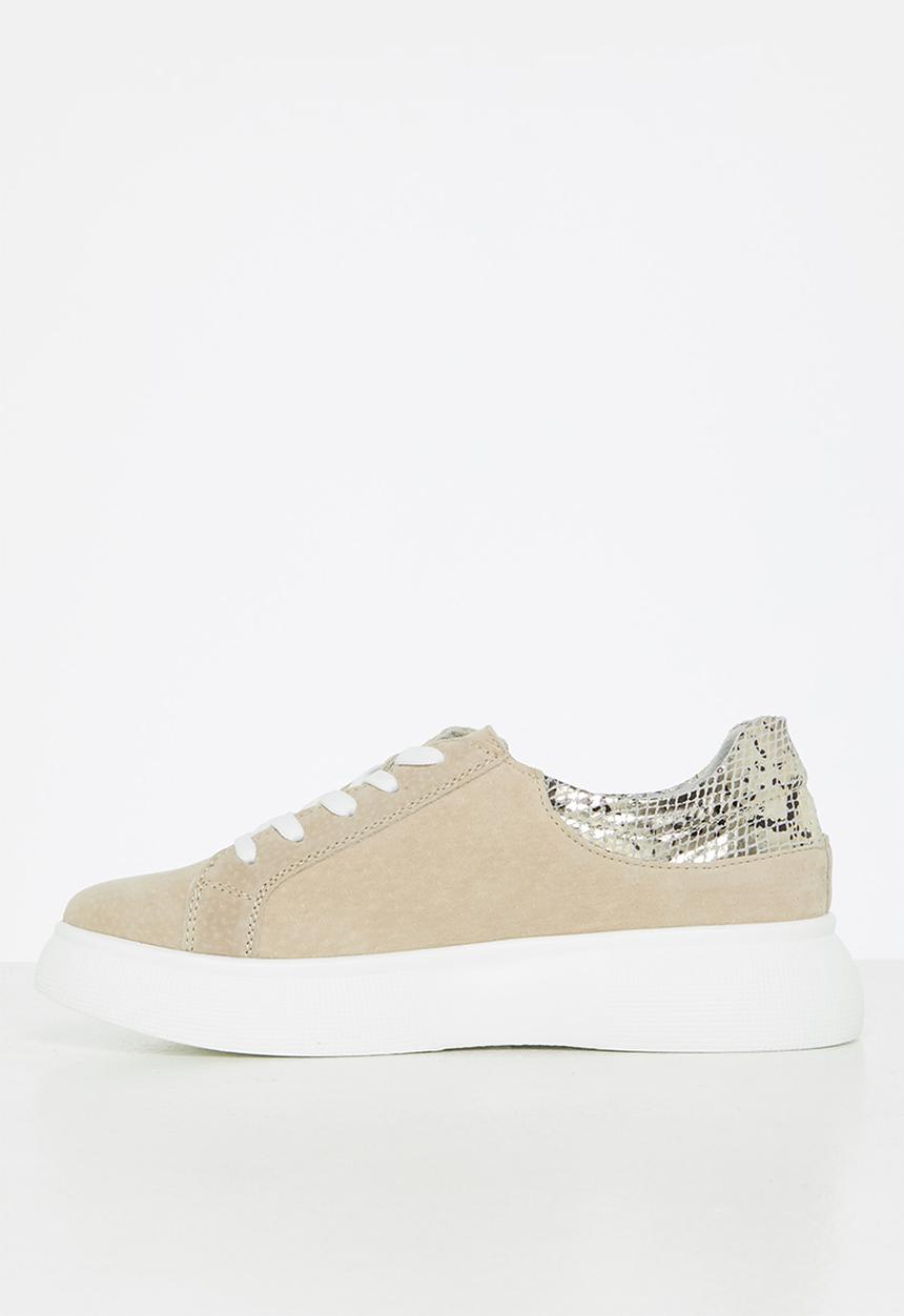 Julz - Mimi leather sneaker - beige